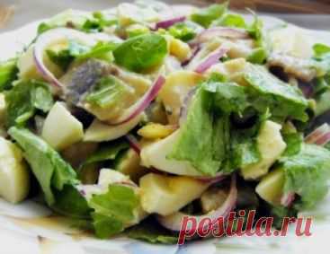 Салат с сельдью "Отпад". Готовьте сразу много, будут просить добавки