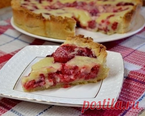 Цветаевский пирог с малиновой начинкой | Самые вкусные кулинарные рецепты