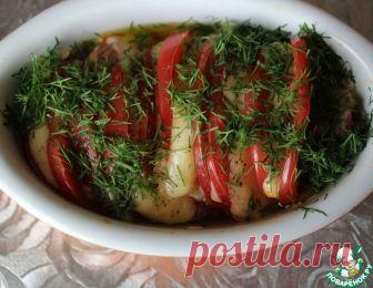 Теплый салат из помидоров с сыром - кулинарный рецепт