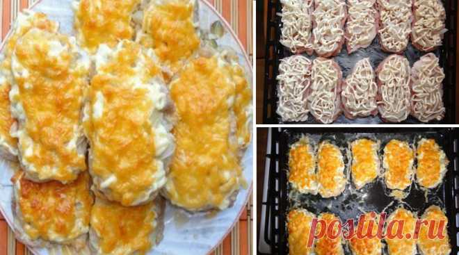 Мясо по-французски, запеченное в духовке. Великолепный вкус!