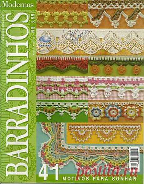 REVISTA DE BARRAS E BICOS DE CROCHE.