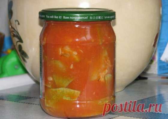 Салат из кабачков в томатном соусе — Дачный участок