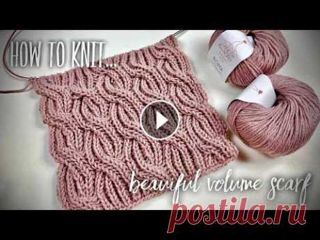 ВЯЖЕМ ВЕЛИКОЛЕПНЫЙ ШАРФ КОСАМИ БРИОШЬ / КОСЫ АНГЛИЙСКОЙ РЕЗИНКОЙ / HOW TO CROCHET VOLUME SCARF ВЯЖЕМ ВЕЛИКОЛЕПНЫЙ ДВУСТОРОННИЙ ШАРФ СПИЦАМИ, КОСАМИ БРИОШЬ / КОСЫ АНГЛИЙСКОЙ РЕЗИНКОЙ / HOW TO CROCHET VOLUME SCARF...