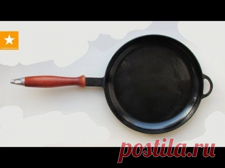 Как очистить чугунную сковороду. Как ухаживать за чугунной сковородой