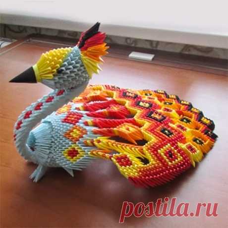 Просто шедевр!!!3D-оригами, которые можно повторить дома