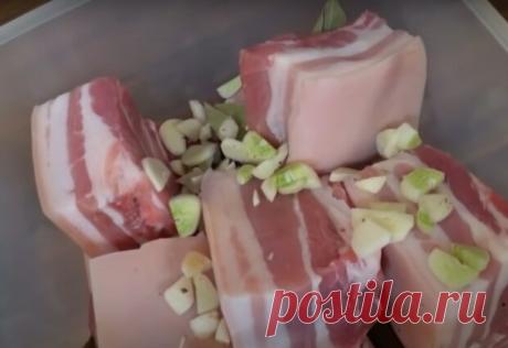 Рецепт маринования украинского сала от Виктора Шишкина