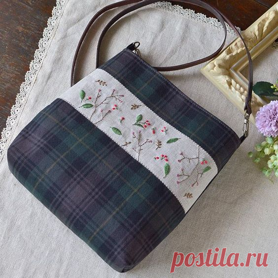 Элегантная вышивка для аксессуаров