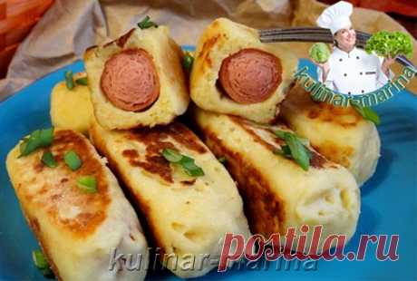 Сосиски в картофельном пюре | Sausages in mashed potatoes - Вторые блюда - Сборник лучших рецептов - Рецепты - Моя кулинарная книга