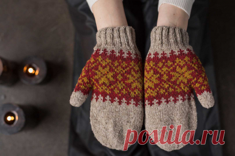 Long Johns  Mittens by Rebecca Blair