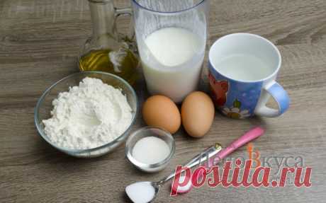 Блины на кефире - Вкусный рецепт тонких блинов на кефире