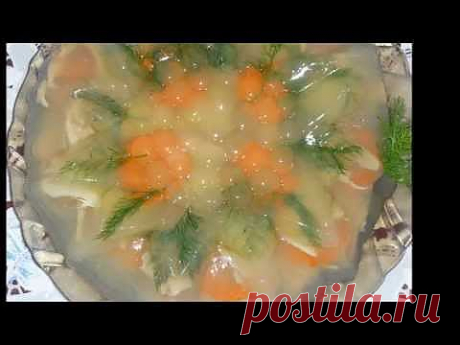 ▶ Заливное из курицы. - YouTube