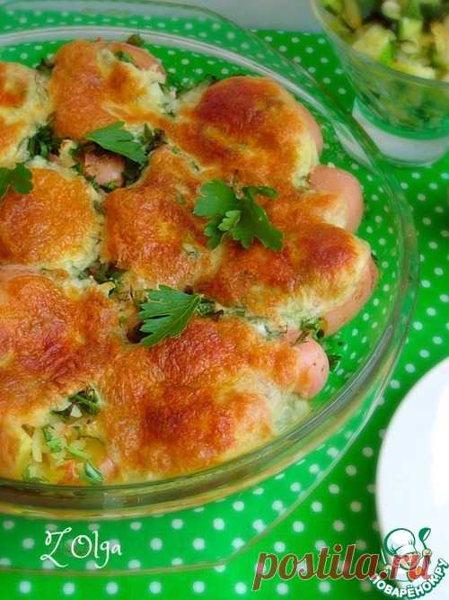 Запеченный молодой картофель с сыром сулугуни - кулинарный рецепт