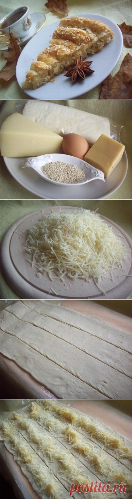 Как приготовить слоеный пирог с сыром - рецепт, ингридиенты и фотографии