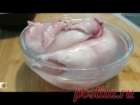 Салат из свёклы и кальмара