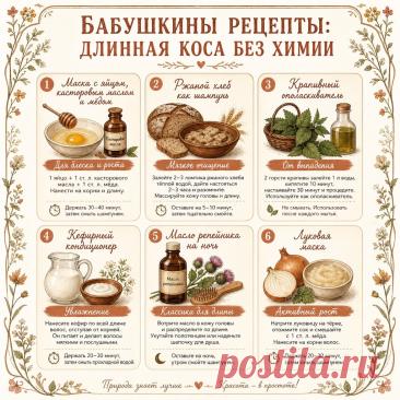 Бабушкины рецепты для волос