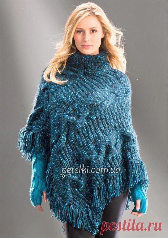 Схемы болеро, пончо, шрагов, вязаных крючком и спицами » Страница 2