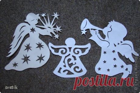 Рождественские шаблоны своими руками