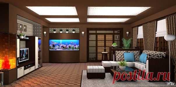 Интерьеры гостиных комнат | 66 фотографий