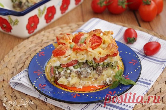 Макаронная запеканка с фасолью рецепт 👌 с фото пошаговый | Едим Дома кулинарные рецепты от Юлии Высоцкой