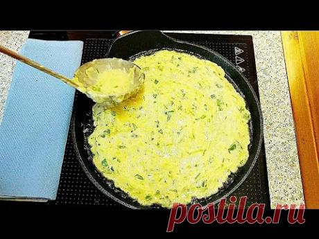 Самые вкусные КАБАЧКОВЫЕ БЛИНЫ. Блины из кабачка. - YouTube