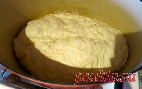 Невыразимая легкость кулинарного бытия...: Супер-простой домашний хлеб (без вымешивания теста)