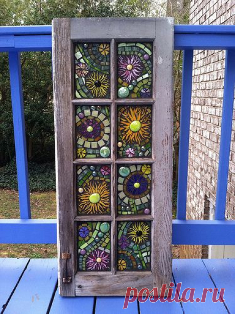 Stained Glass Mosaic Window | Driftwood obsession