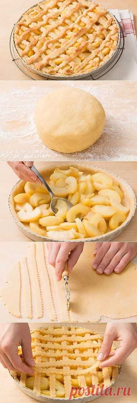 Яблочный пирог по немецкому рецепту очень вкусный