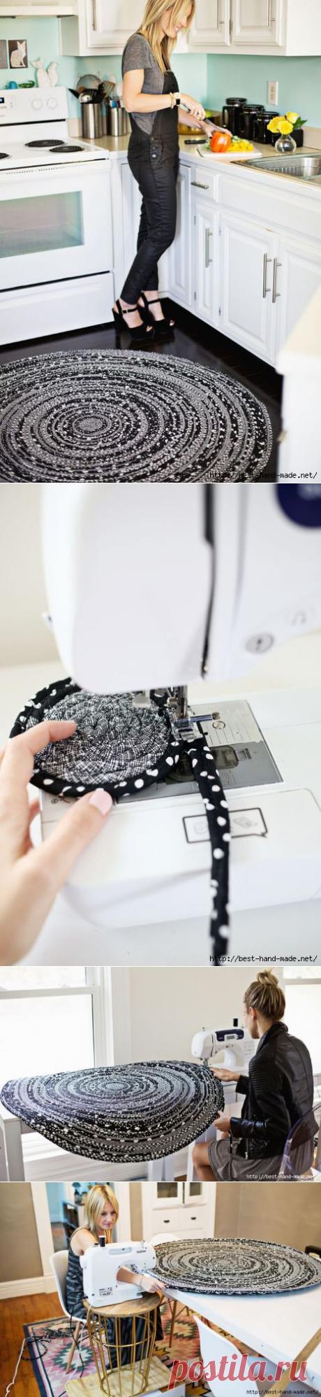 Коврик своими руками от Laura Gummerman. Мастер-класс.