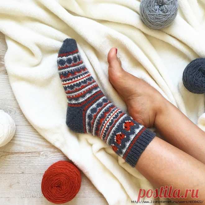 Fox Isle Socks by Life Is Cozy