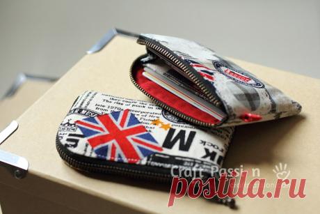 Sew Zipper Card Pouch - Free Pattern | Craft Passion – Page 2 of 2 Sew zipper card pouch to accommodate more cards to lighten up your purse or wallet. This is another method to sew, check the link in the tutorial. – Page 2 of 2