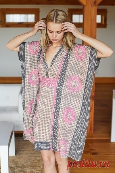 Очаровательные пляжные туники своими руками