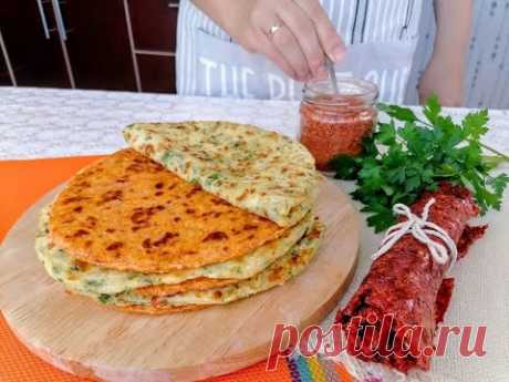 Есть КАРТОШКА - готовим лепешки! Картофельные лепешки с аджикой и зеленью