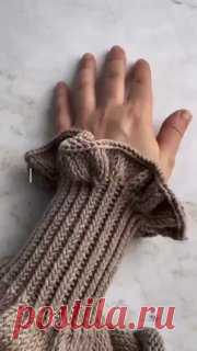 Как связать рюши 🧶 игольница из фетра