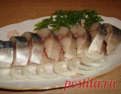 Потрясающая соленая скумбрия. 

Предлагаю самый удачный рецепт солёной скумбрии, от которой все будут в полном восторге. 

Ингредиенты 
Соль – 5 ст.л. без верха 
Сахар – 2 ст.л. 
Чай чёрный без добавок — 3 ст.л. 
Лук – 1 шт. 
Вода – 1 л 

Маринад 
В кастрюлю набираем воду, добавляем соль, сахар, нарезанный лук, чай чёрный. Чая можно взять и больше, всё зависит от его качества. Он, во-первых, цвет рыбе придаёт копчёный, а во-вторых, дубильные вещества делают её плотной и кр...