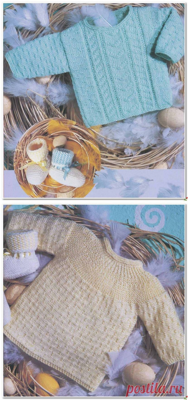 Вяжем для малышек спицами.