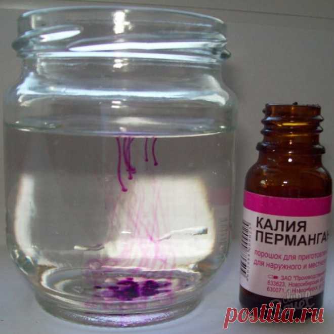 Применение марганцовки