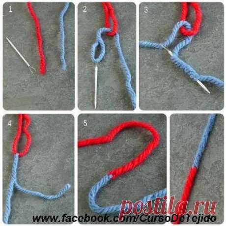 how to combine yarn strands to make a smooth, flawless…