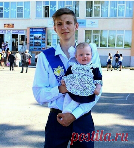 На выпускной к брату