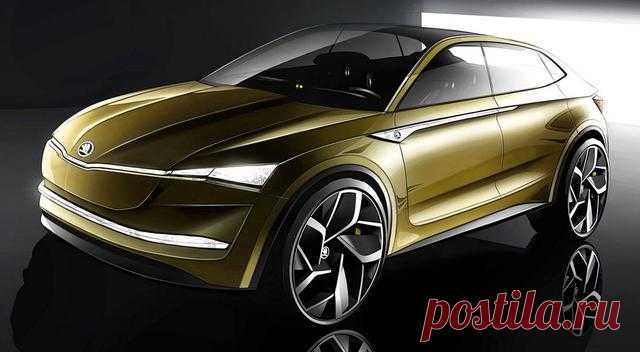 Skoda показала дизайн электрического кроссовера - Автоцентр.ua