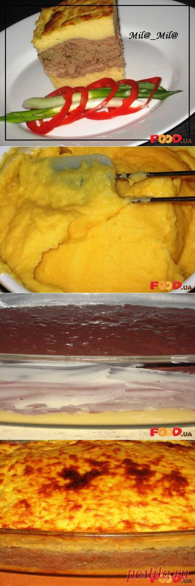 Картофельная запеканка с печёночным суфле - Кулинарные рецепты на Food.ua