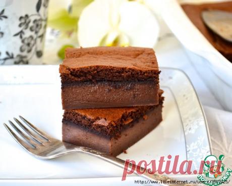 Волшебный шоколадный десерт - &quot;загорелый брат&quot; &quot;умного пирожного&quot;