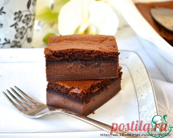 Волшебный шоколадный десерт - "загорелый брат" "умного пирожного"