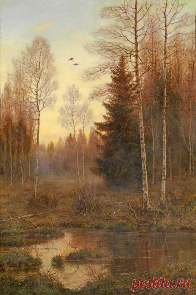 Художник Владимир Леонидович Муравьев (1861-1940)

«Лесной пейзаж»