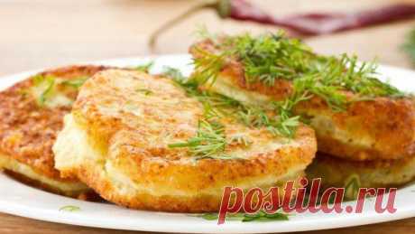 картофельные зразы с начинкой из шампиньонов и лука