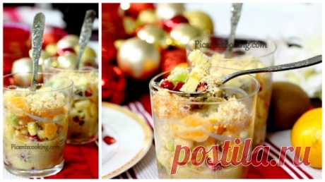 Зимовий фруктовий салат з лікером | Picantecooking