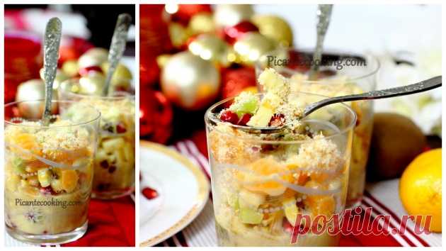 Зимовий фруктовий салат з лікером | Picantecooking