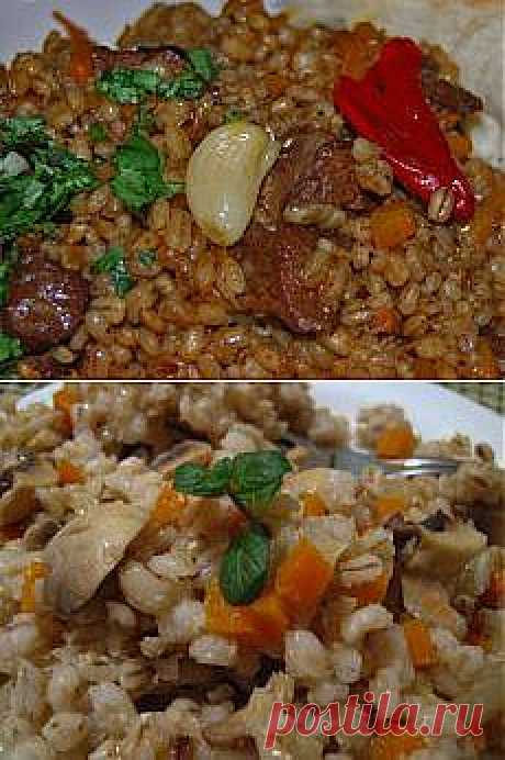 Перловка с мясом в мультиварке