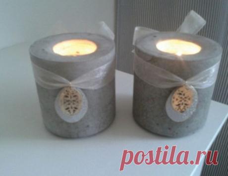 Трудно догадаться, но это простые стаканчики от йогурта и цемент | Чёрт побери