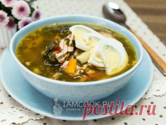 Суп со щавелем и мясом — рецепт с фото Приготовьте сытный и полезный суп со щавелем на мясном бульоне на обед.