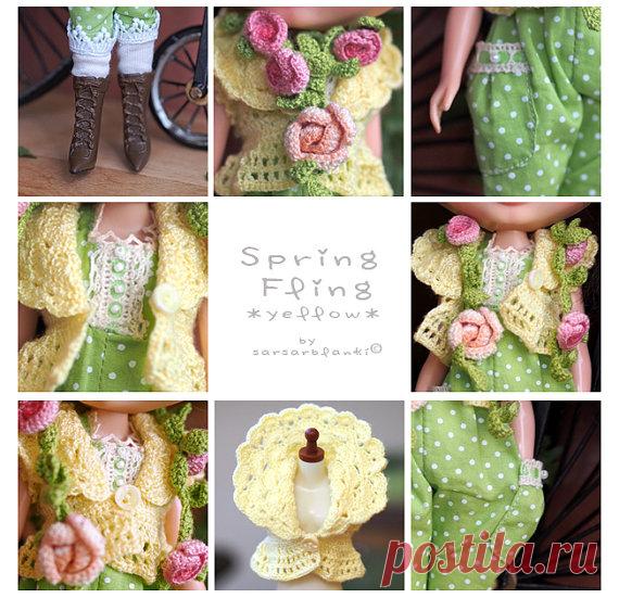 Spring Fling Yellow Set for Blythe doll Pre-Order by sarsarblanki